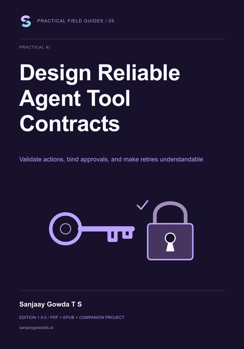 Design Reliable Agent Tool Contracts - book cover