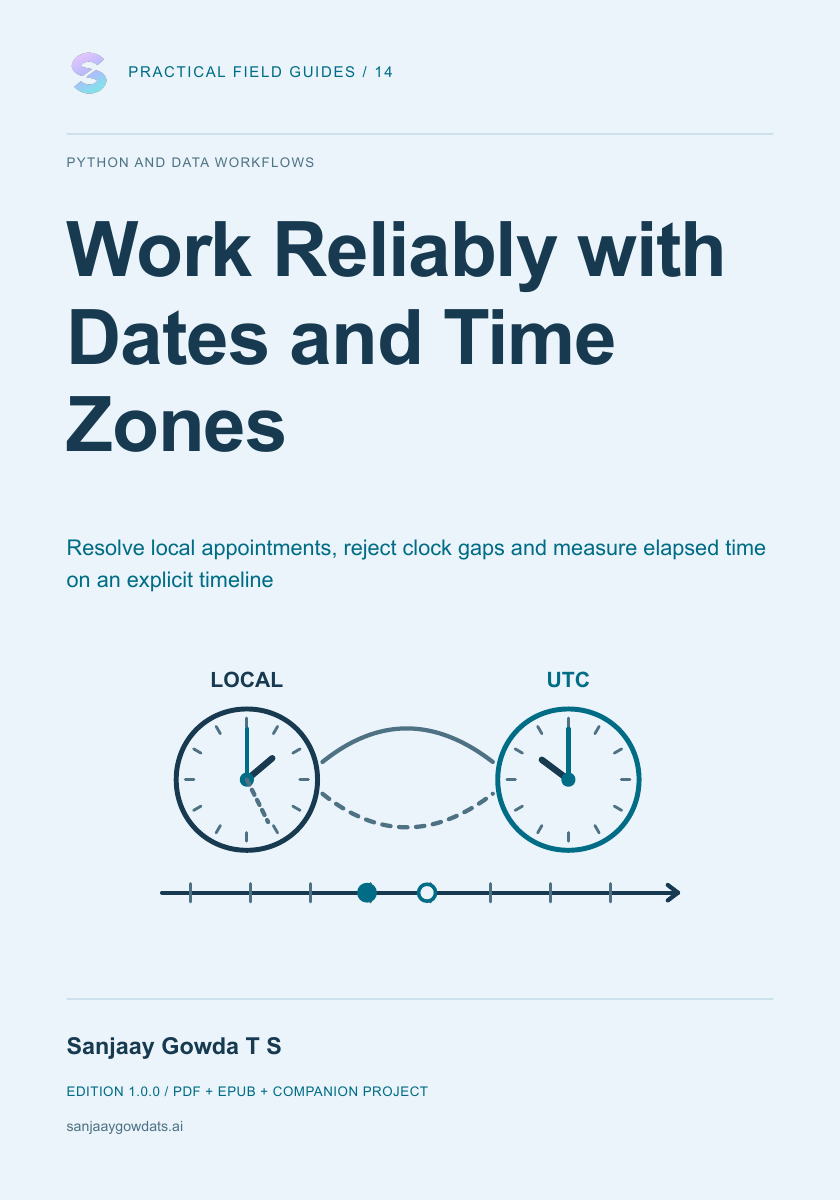Work Reliably with Dates and Time Zones - book cover