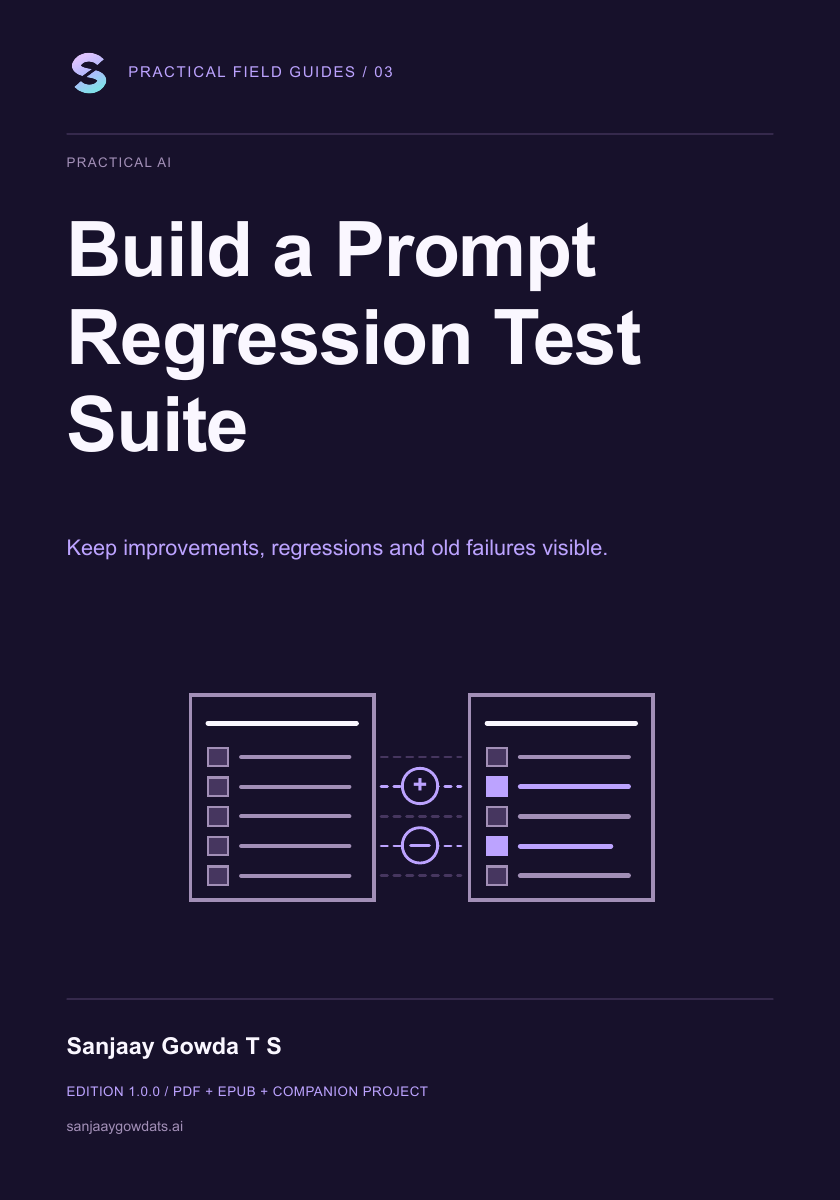 Build a Prompt Regression Test Suite - book cover