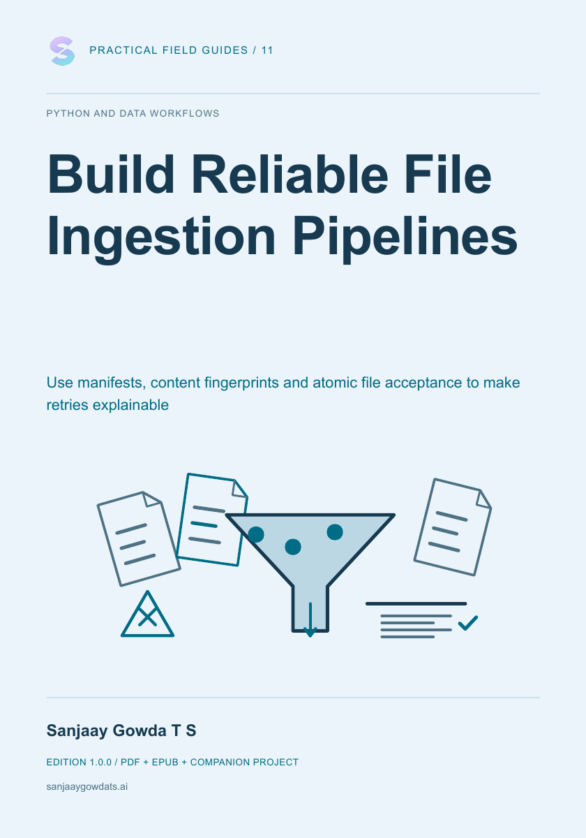 Build Reliable File Ingestion Pipelines - book cover