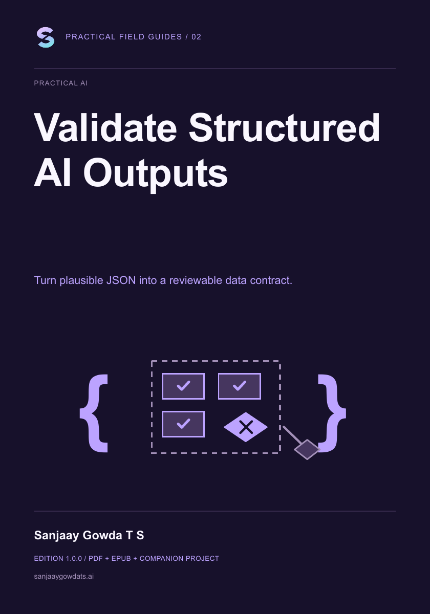 Validate Structured AI Outputs - book cover
